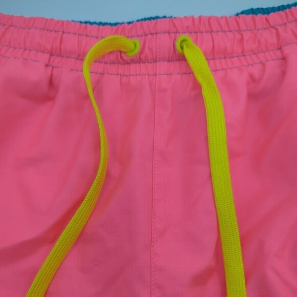 Nike Kyrie 6 Graffiti Gym Swim Beach Shorts Digital Pink Neon Vintage 90s Y2K XL - Picture 7 of 15